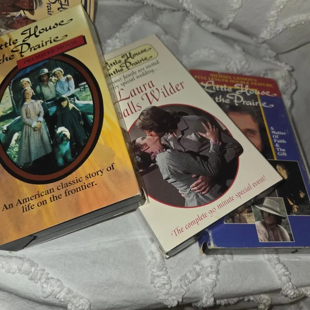 Little House On The Prairie VHS Box Set 3 Video Tapes  nostaglia gift memories